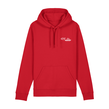 Sweat à Capuche Rouge